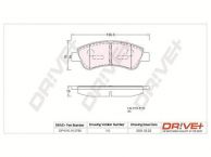 Накладки предни DP1010.10.0758 DRIVE+