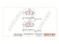 Накладки предни DP1010.10.0396 DRIVE+