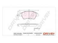 Накладки предни DP1010.10.0869 DRIVE+